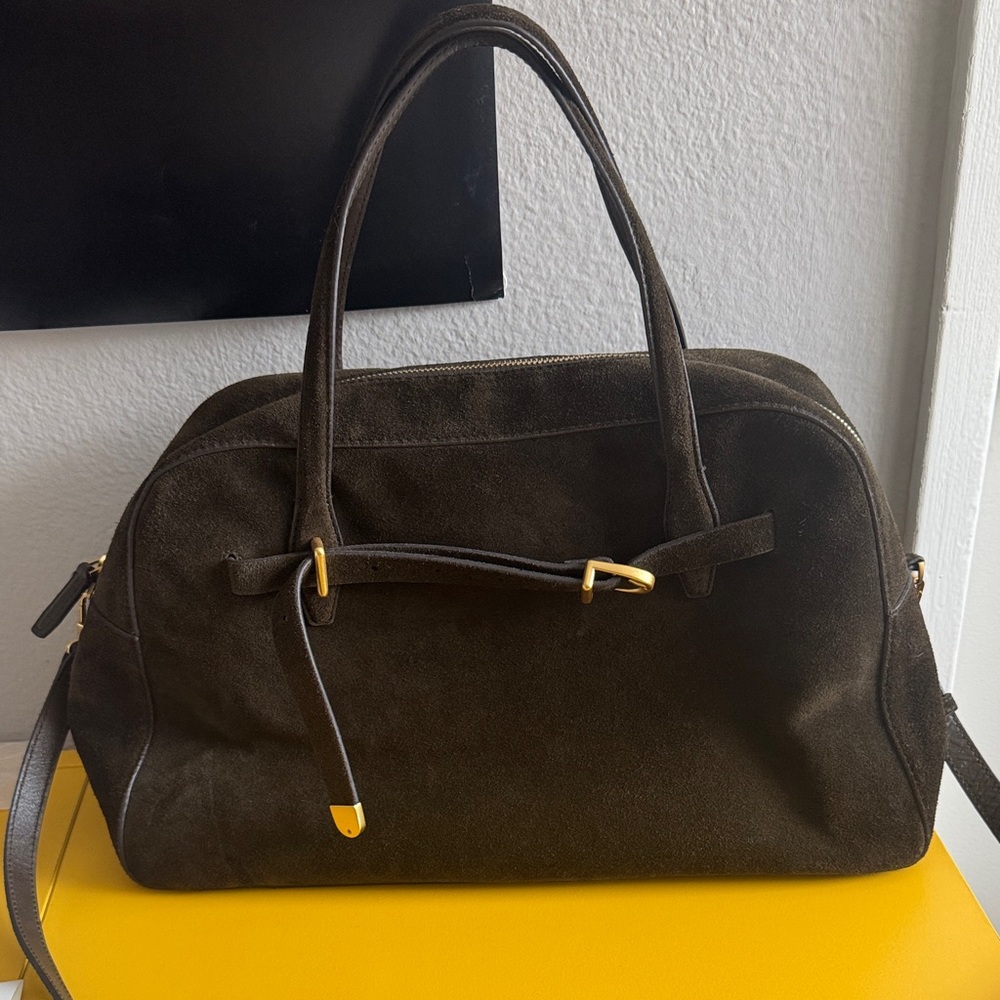 Madewell The Belted Satchel in Brown